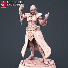Load image into Gallery viewer, Vampire Set - Strahd Von Zarovich - Curse of Strahd - Vampire Lord - Castlevania - Dracula - Van Helsing -Thrall |Miniatures | 5e
