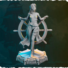 Load image into Gallery viewer, Pirate Miniatures Set 3 - Ladies of the Sea - Topless NSFW Female Pirates - RPG | Dungeons and Dragons | 5e
