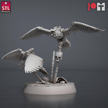 Load image into Gallery viewer, Hell Crow and Magmite Set | Frostgrave | Lava Beast | Crow Swarm | Bird Swarm | Demon Crows | Mutated Crow | RPG | Dungeons and Dragons |DnD
