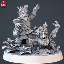 Load image into Gallery viewer, Druid Miniatures Set 1/Ranger Set/Forest Protector Set - Tabletop Terrain/Scatter Terrain/Miniatures Terrain/Dungeons and Dragons/Pathfinder
