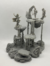 Load image into Gallery viewer, Druid Miniatures Set 3/Floating Islands/Runic Glade/Faerie Circle/Tabletop Terrain/Scatter Terrain/Dungeons and Dragons/Pathfinder/RPG
