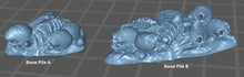 Load image into Gallery viewer, Bone Piles | Coffins | Death Marker | Bone Markers | Tabletop Terrain | Scatter Terrain| Miniatures Terrain | Dungeons and Dragons | RPG
