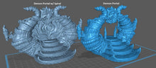 Load image into Gallery viewer, Demonic Portal/Hell Portal/Teleport/Portal Miniature - Tabletop Terrain | Dungeons and Dragons | RPG | Safehold | Portals of Atarien
