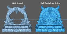 Load image into Gallery viewer, Demonic Portal/Hell Portal/Teleport/Portal Miniature - Tabletop Terrain | Dungeons and Dragons | RPG | Safehold | Portals of Atarien
