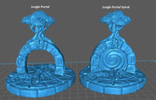 Load image into Gallery viewer, Forest Portal Terrain Set – Tabletop Terrain, Dungeons and Dragons, 32mm Scale
