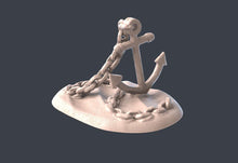Load image into Gallery viewer, Ocean Terrain Set 3 | Ocean Scatter Terrain | Pirate | Underwater | Dungeons and Dragons | 32mm
