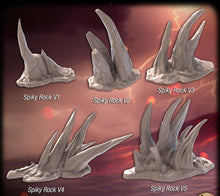 Load image into Gallery viewer, Volcano Terrain Set 1 | Volcanic Terrain | Rock Terrain | Lava/Magma Terrain | Volcanic Rock | Volcano Erruption | 32mm|Dungeons and Dragons

