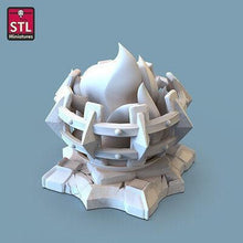 Load image into Gallery viewer, Brazier/Firepit/Fire - Tabletop Terrain | Scatter Terrain | Miniatures Terrain | Dungeons and Dragons | Pathfinder | RPG Terrain
