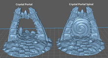 Load image into Gallery viewer, Crystal Portal/Elven Portal Terrain - Tabletop Scatter Terrain | Dungeons and Dragons | 32mm Scale
