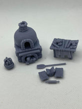 Load image into Gallery viewer, Bakery Props/Bakery Shop - Tabletop Terrain | Scatter Terrain | Miniatures Terrain | Dungeons and Dragons | Pathfinder | RPG Terrain
