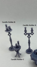 Load image into Gallery viewer, Candles/Burning Candles/Candleabra - Tabletop Terrain | Scatter Terrain | Miniatures | Dungeons and Dragons | Pathfinder | RPG Terrain

