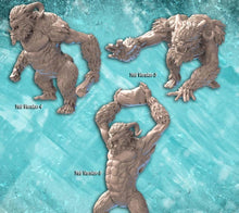 Load image into Gallery viewer, Yeti Miniature | Troll | Bigfoot | Abominable Snowman | Snow Creature | Snow Monster | Ice Golem | Large | DnD
