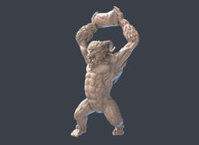 Load image into Gallery viewer, Yeti Miniature | Troll | Bigfoot | Abominable Snowman | Snow Creature | Snow Monster | Ice Golem | Large | DnD
