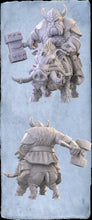 Load image into Gallery viewer, Dwarf Miniature/Mounted Dwarf/Dwarf Fighter/Dwarf Warrior/Dwarf Swordsman - 28mm | Dungeons and Dragons | Gilmore Studio | Fantasy Wars
