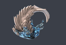 Load image into Gallery viewer, Leviathan | Sea Monster | Sea Serpent | Ocean Miniature | Underwater | Dungeons and Dragons Terrain | 32mm
