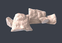 Load image into Gallery viewer, Ocean Boulder Terrain Set: 32mm RPG Rocks, Dungeons and Dragons
