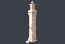 Load image into Gallery viewer, Graveyard Wall Terrain Set | Graveyard Fence Terrain w/ Magnet Holes | Haunted | Spooky Terrain | Scary | Dungeons and Dragons | 5e | DnD
