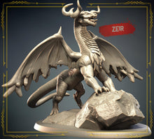 Load image into Gallery viewer, Dragon Miniature Set 2 | Dragon Menagerie | Ancient Dragon | Adult Dragon | Young Dragon | Dungeons and Dragons | Large | Huge | Gargantuan
