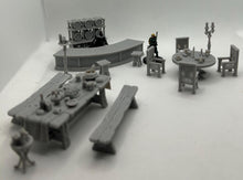 Load image into Gallery viewer, Tavern Starter Scene – 32mm Resin Tavern Terrain Set for DnD, Pathfinder &amp; Tabletop RPGs
