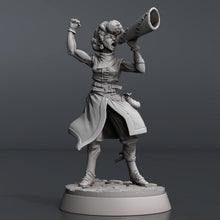 Load image into Gallery viewer, Rioter Miniature Set: Protesters, ABS-Like Resin, Townsfolk, Barricade Terrain, D&amp;D, Pathfinder
