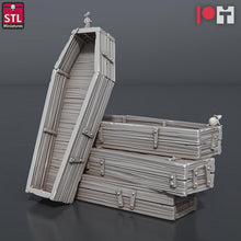 Load image into Gallery viewer, Bugbear Hangman | Executioner | Gallows | Hangman's Platform | Morgue Cart | Cofins | Curse of Strahd | 5e Miniatures | Dungeons and Dragons
