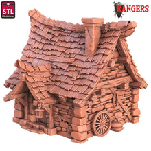 Load image into Gallery viewer, House Terrain, Cottage/Cabin Miniature: 32mm Resin, DnD, Rangers of Shadow Deep
