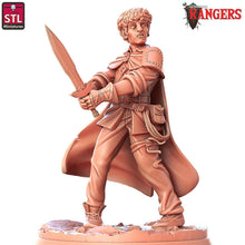 Load image into Gallery viewer, Rangers of Shadow Deep Companion Miniatures, 32mm Resin, DnD Mini, Archer, Barbarian, Guardsman, Tracker, Savage, Recruit
