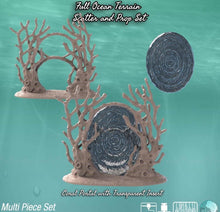 Load image into Gallery viewer, Ocean Portal | Underwater Portal | RPG Pirate Scatter Terrain | Dungeons and Dragons | 32mm
