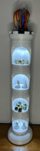 Load image into Gallery viewer, Modular Light-Up Tower Display - Convention or Tabletop Dice or Miniature Display - Dice Storage
