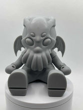 Load image into Gallery viewer, Alazif Mini Cthulhu Figure - Miniature Paint Brush Holder/Organizer - Al - Tiny Great Old One - Chibi Cthulhu
