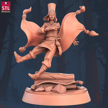 Load image into Gallery viewer, Flying Carpet Vendor: 32mm Resin Miniature - Dungeons and Dragons RPG
