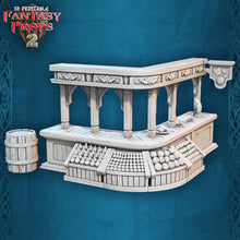 Load image into Gallery viewer, Tavern Miniature Set 4 - Kitchen: 32mm Resin Terrain for DnD, Pathfinder
