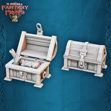 Load image into Gallery viewer, Tavern Miniature Set 3: 32mm Resin Inn Bedroom Terrain for DnD 5E

