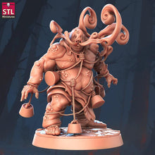 Load image into Gallery viewer, Bogman Miniature: Swamp Monster, ABS-Resin, RPG, 32mm Scale, D&amp;D, Pathfinder
