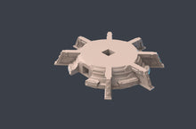 Load image into Gallery viewer, Spaceport Landing Pad Terrain Set: 32mm Sci-Fi Terrain, ABS-Like Resin, Cyberpunk RPG
