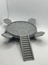 Load image into Gallery viewer, Spaceport Landing Pad Terrain Set: 32mm Sci-Fi Terrain, ABS-Like Resin, Cyberpunk RPG
