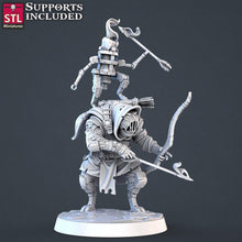 Load image into Gallery viewer, Warforged Miniature Set | Construct Set | Robot Miniatures | Metal Golem | Eberron | 32mm | RPG | 5e DnD |Pathfinder
