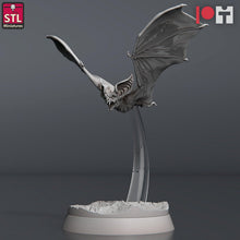 Load image into Gallery viewer, Vampire Bat Miniature Set: Giant Bat, 32mm Resin RPG Model, D&amp;D, Pathfinder
