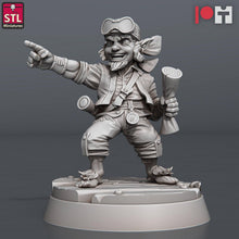 Load image into Gallery viewer, Airship Miniatures Set - Airship Boat Crew - Sailors - Seamen - Mechanic - Halfling - Pirate RPG Minis | Dungeons and Dragons | 5e
