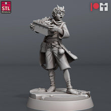 Load image into Gallery viewer, Airship Miniatures Set - Airship Boat Crew - Sailors - Seamen - Mechanic - Halfling - Pirate RPG Minis | Dungeons and Dragons | 5e
