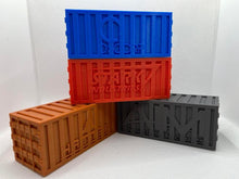 Load image into Gallery viewer, Shipping Containers - Miniature Terrain - Marvel: Crisis Protocol Terrain - Size 3 - 3D Printed
