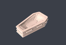 Load image into Gallery viewer, Coffin Terrain Set: 32mm Resin Printed, Dungeons and Dragons, 5e
