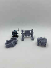 Load image into Gallery viewer, Leatherworker Props/Leather Worker Shop - Tabletop Terrain | Scatter Terrain | Dungeons and Dragons | Pathfinder | RPG Terrain
