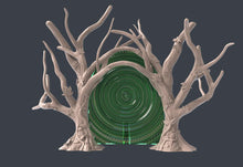 Load image into Gallery viewer, Forest Vine Wall Terrain Set | Vine Wall with magnet holes | Forest Portal | Vine Wall Terrain | Dungeons and Dragons | 32mm | 5e | DnD
