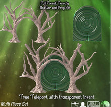 Load image into Gallery viewer, Forest Vine Wall Terrain Set | Vine Wall with magnet holes | Forest Portal | Vine Wall Terrain | Dungeons and Dragons | 32mm | 5e | DnD

