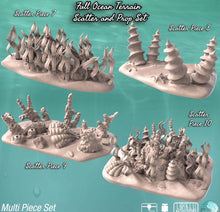 Load image into Gallery viewer, Ocean Terrain Set 1: 32mm ABS Resin Scatter Terrain for D&amp;D
