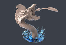 Load image into Gallery viewer, Giant Eel | Sea Monster | Sea Serpent | Ocean Miniature | Underwater | Dungeons and Dragons Terrain
