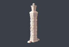 Load image into Gallery viewer, Graveyard Wall Terrain Set | Graveyard Fence Terrain w/ Magnet Holes | Haunted | Spooky Terrain | Scary | Dungeons and Dragons | 5e | DnD
