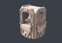 Load image into Gallery viewer, Sci-Fi Factory Terrain Set 3 | Science Fiction Terrain | Cyberpunk Factory Terrain | Futuristic Factory | Machinery Terrain | RPG | 32mm
