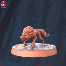 Load image into Gallery viewer, Wilderness Creature Starter Set | DnD Miniatures | Bear Wolf Spider Snake | 32mm Tabletop RPG Miniatures | D&amp;D Encounter
